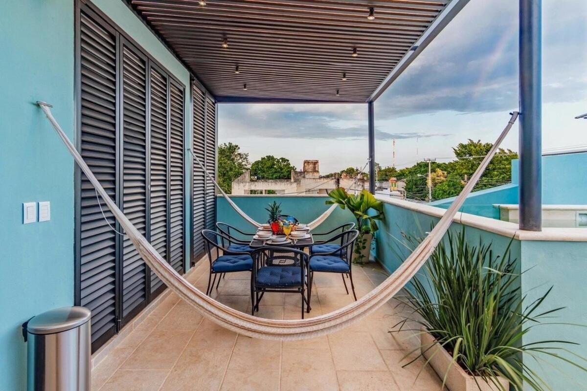 Rincon Del Cielo Rooftop With Glass Walled Pool Merida Bagian luar foto